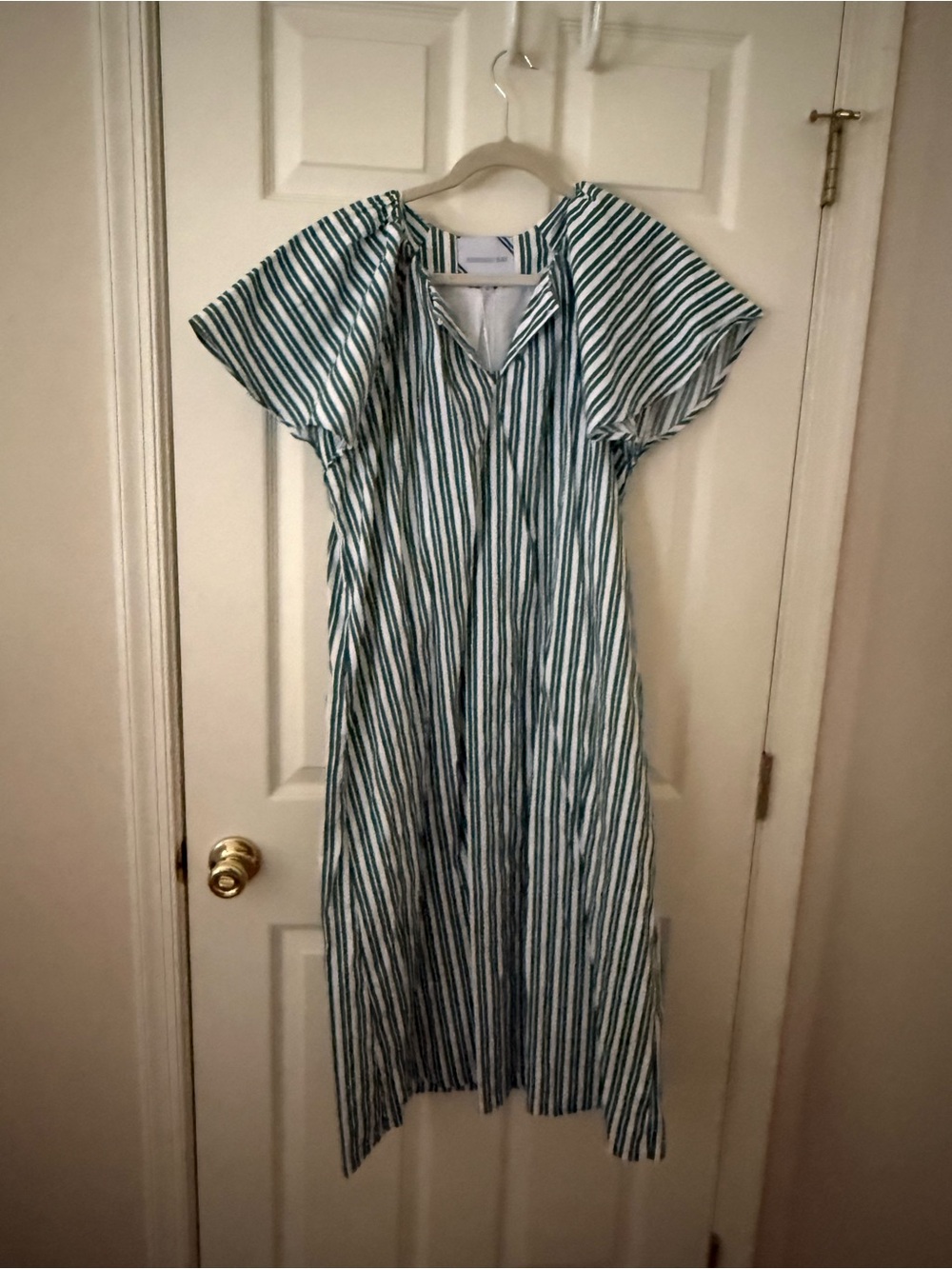 Addison Bay Grace Dress Green Striped